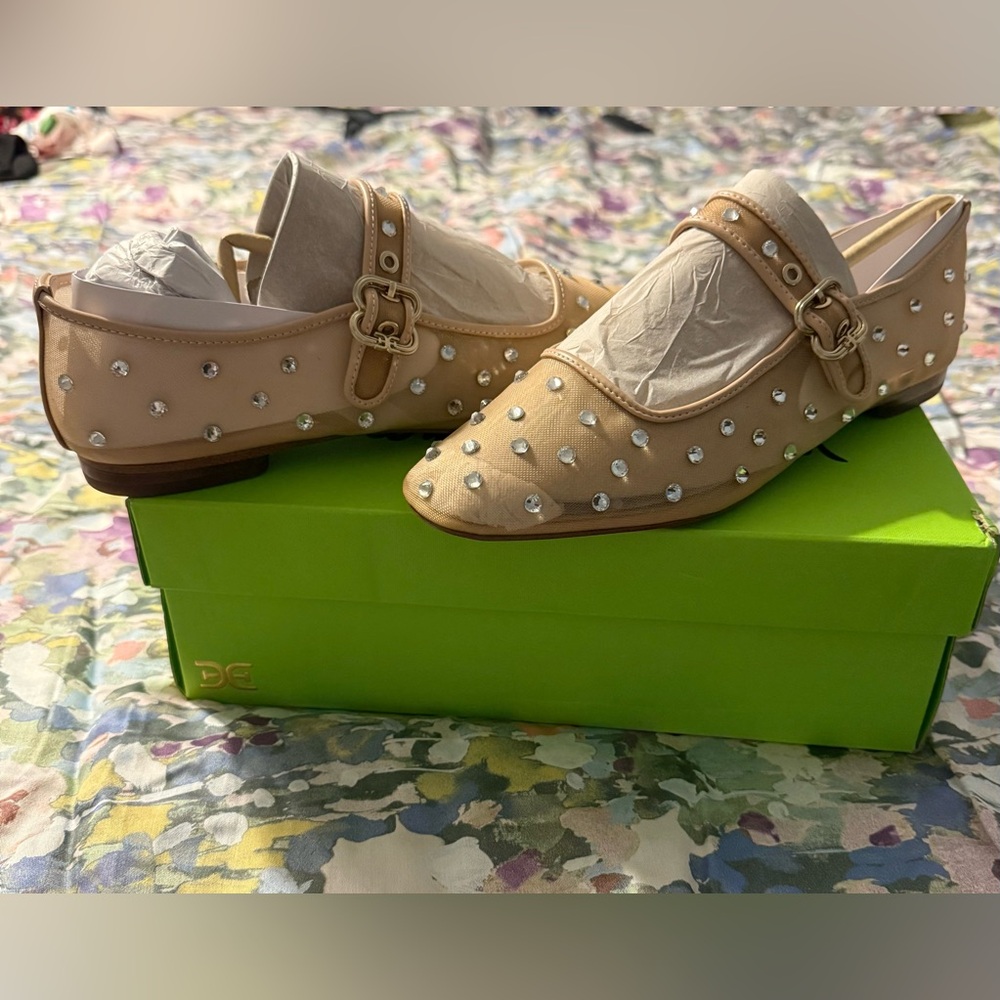 Sam Edelman MICHAELA SHINE MARY JANE FLAT
